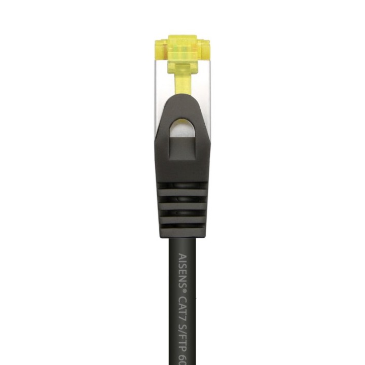 Aisens Cable de Red S/FTP RJ45 Cat.7 25cm Negro