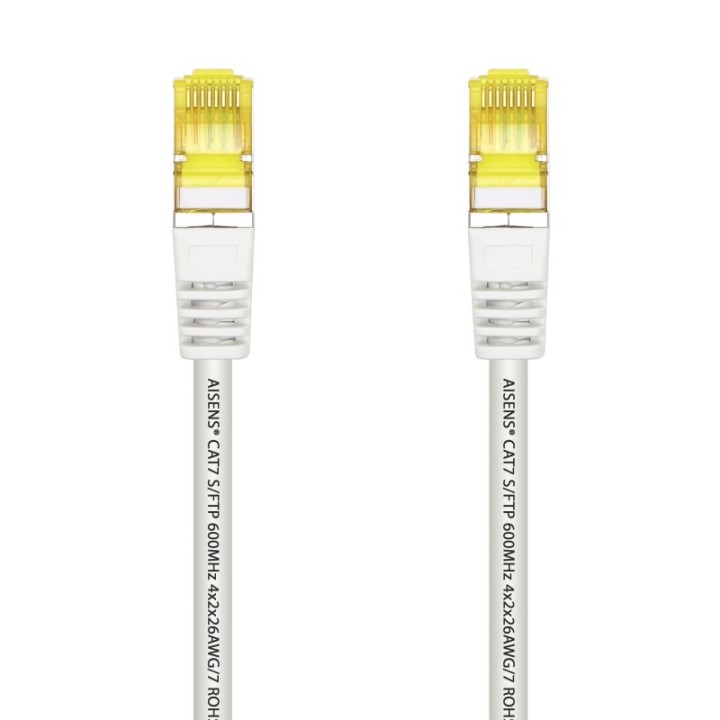 Aisens Cable de Red S/FTP RJ45 Cat.7 1m Blanco