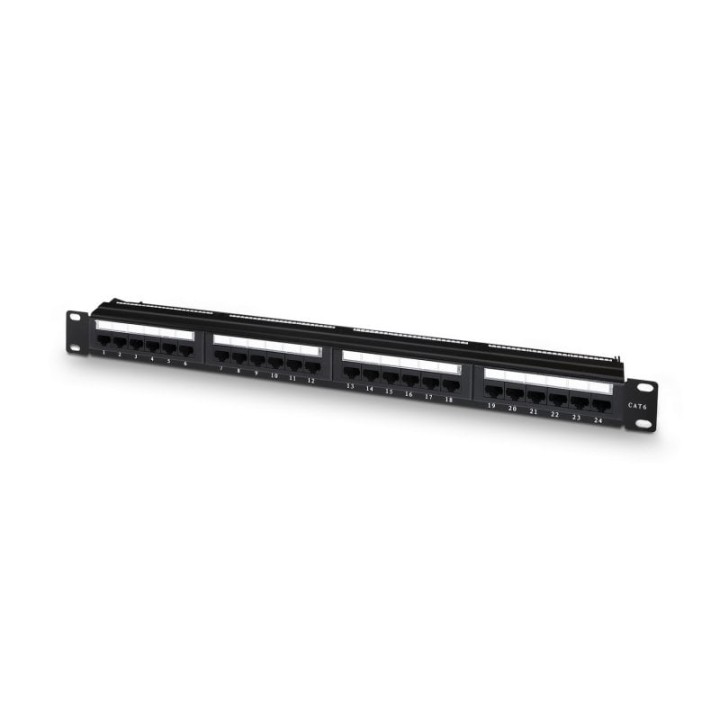Aisens A141-0509 Panel de Parcheo 24 Puertos CAT.6 1U
