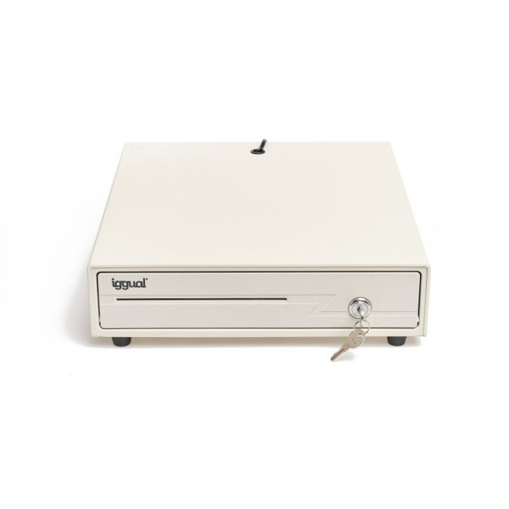 Iggual IRON-10W Cajón Portamonedas 38cm 4+6 Blanco