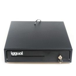 Iggual IRON-15 Cajón Portamonedas 37cm 4+8 Negro
