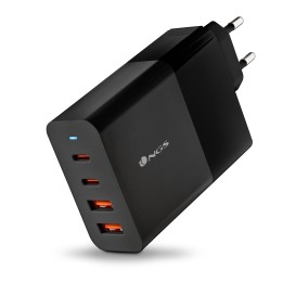 Cargador Pared NGS 2xUSB-C 2xUSB-A 100W Negro (BUD100W)