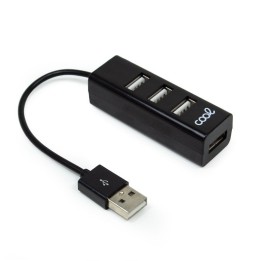 Cool Hub USB a 4x USB Negro