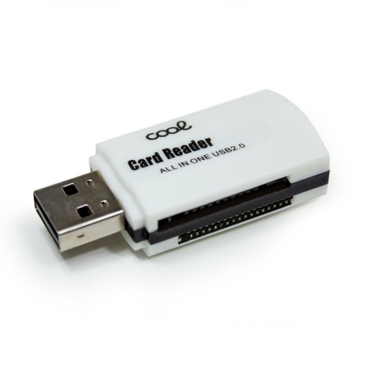 Cool All in One Multilector de Tarjetas USB Universal Blanco