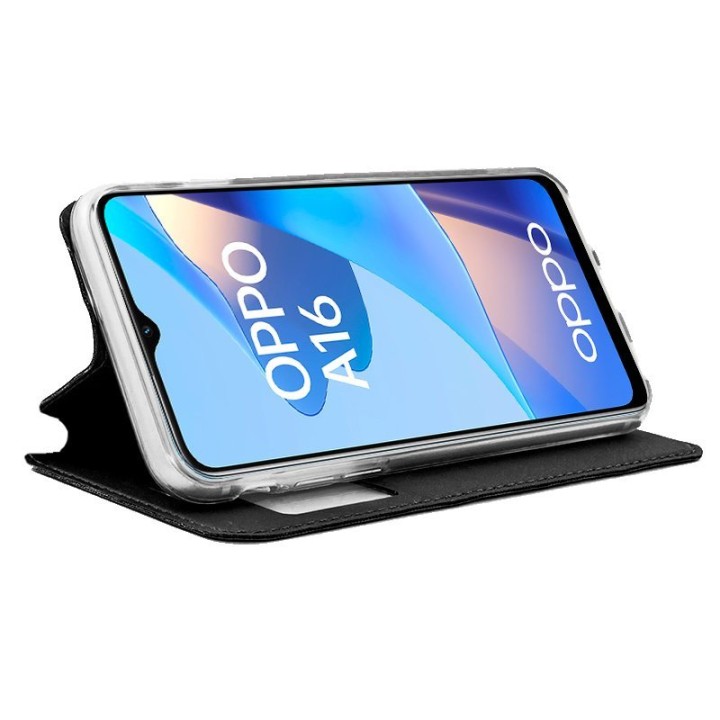 Cool Funda Flip Cover Lisa Negra para Oppo A16/A16s/A54s