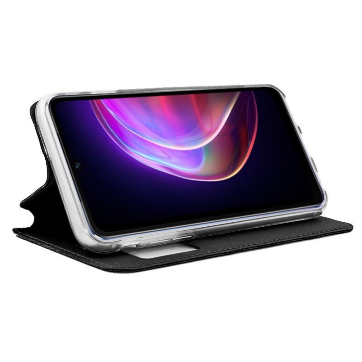 Cool Funda Flip Cover Lisa Negra para Vivo V21 5G