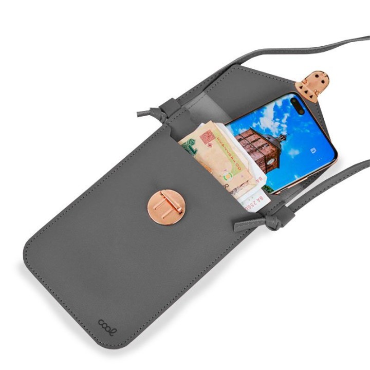 Cool Funda Universal Bag Basic Gris Oscuro hasta 6.7"