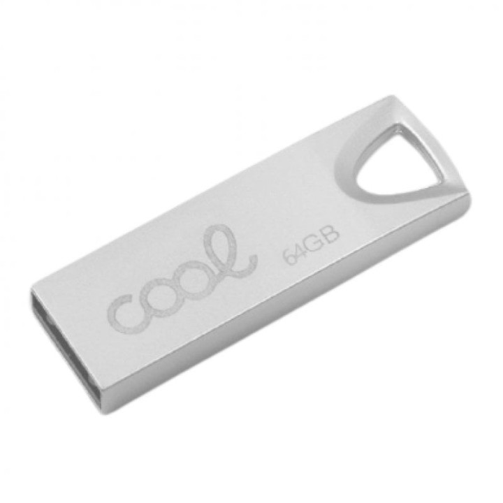 Cool 64GB USB 2.0 Metal Plata