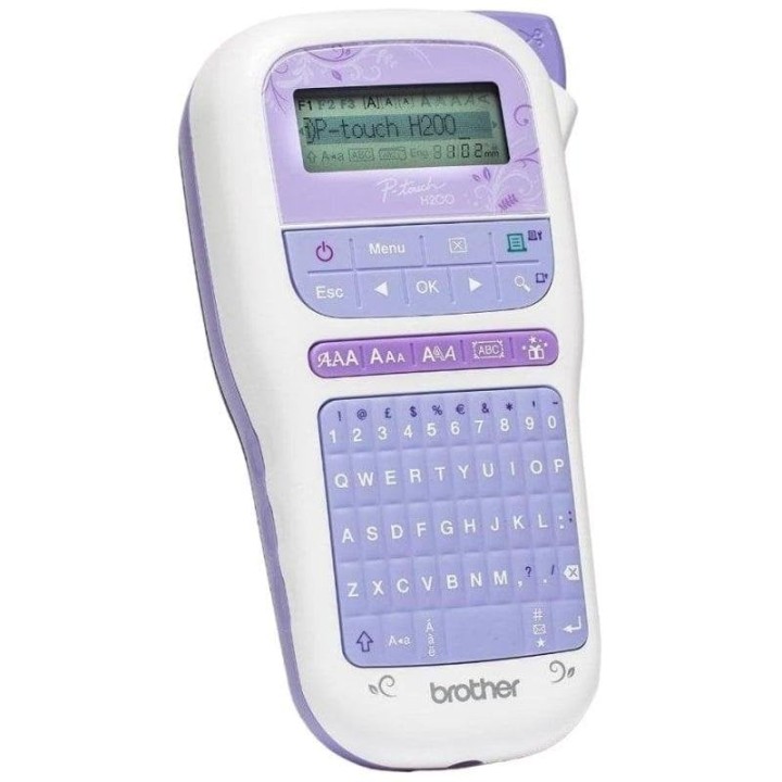 Brother PT-H200 Rotuladora Electrónica de Mano Lavanda/Blanca