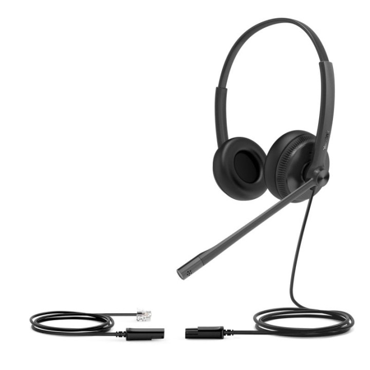 Yealink YHS34 Dual Auricular para Teléfono IP