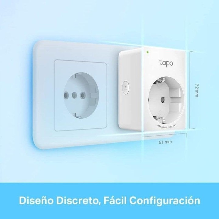 TP-Link Tapo P110 Mini Smart Enchufe Inteligente WiFi con Monitor de Energía