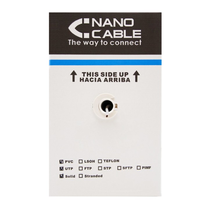 Nanocable RJ45 Cat.5e UTP AWG24 305m Gris (10.20.0304)
