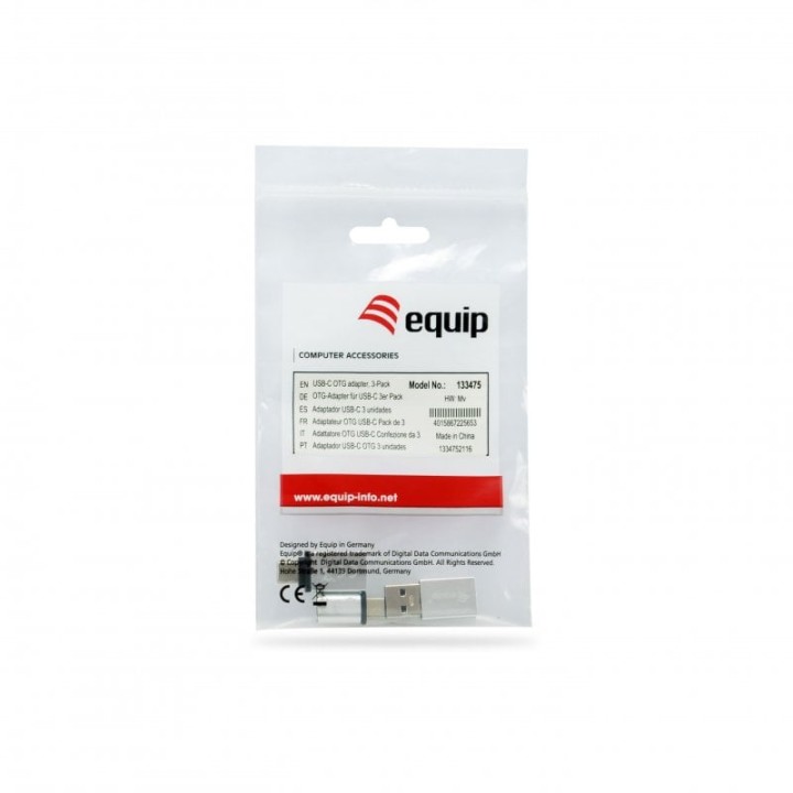 Equip Adaptador USB-C OTG Pack 3 Uds