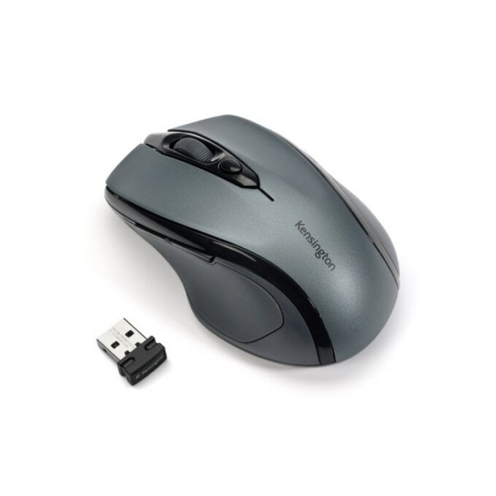 Kensington Pro Fit Ratón Óptico Inalámbrico Mediano 1600 DPI Gris