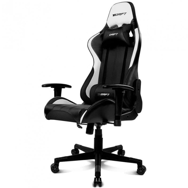Drift DR175 Carbon Silla Gaming Negra/Blanca
