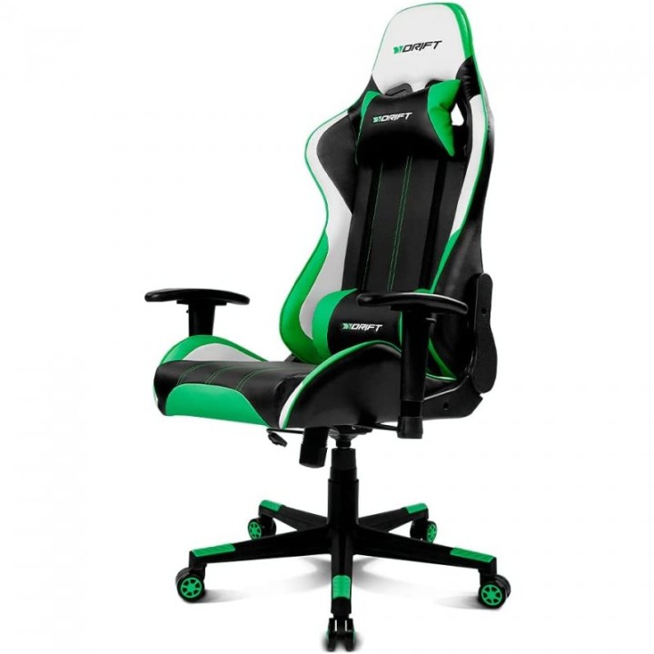Drift DR175 Green Silla Gaming Negra/Verde