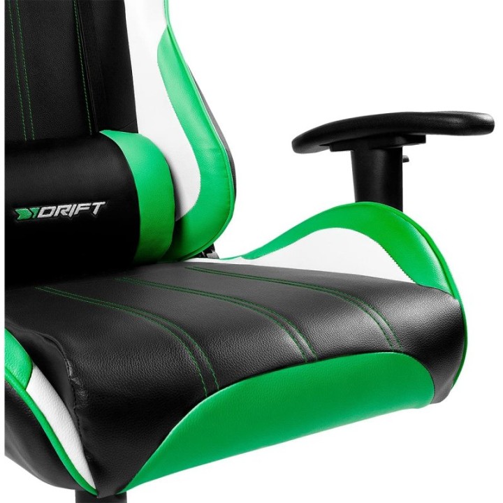 Drift DR175 Green Silla Gaming Negra/Verde