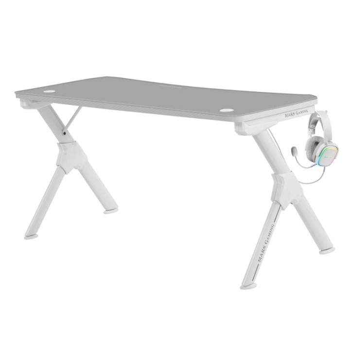 Mars Gaming MGD140 Mesa Gaming 140x60cm Blanca