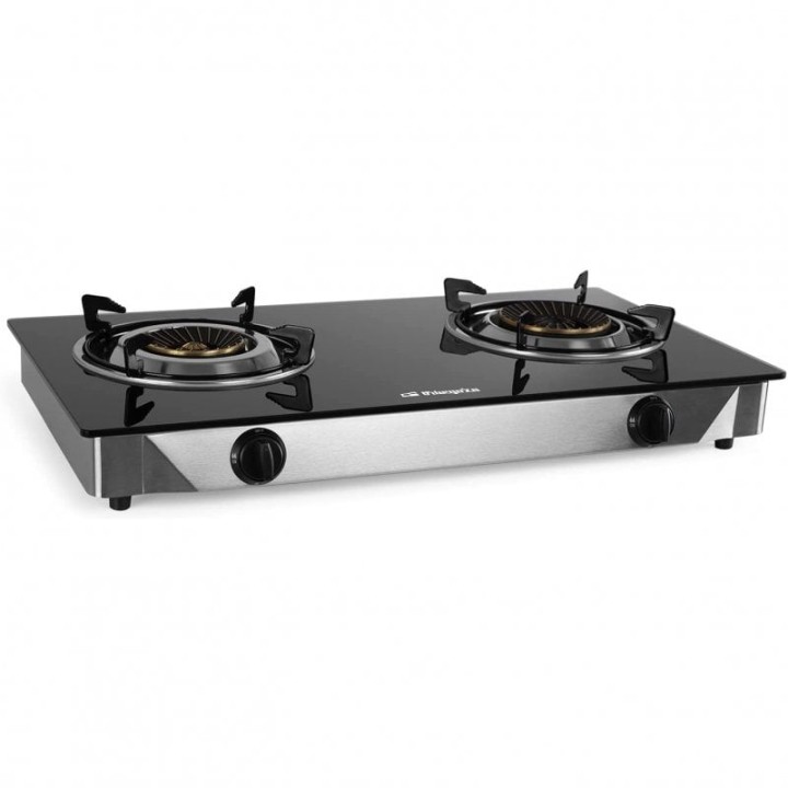 Orbegozo FO 2720 Hornillo de Gas 2 Zonas Negro
