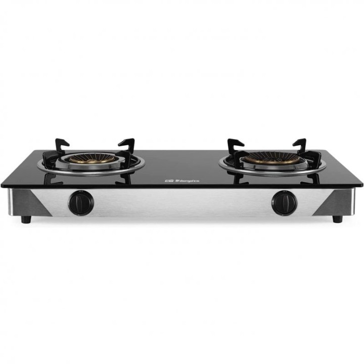 Orbegozo FO 2720 Hornillo de Gas 2 Zonas Negro