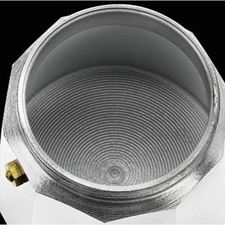 Monix Vitro Expres M620006 Cafetera Italiana de Aluminio 6 Tazas Plata