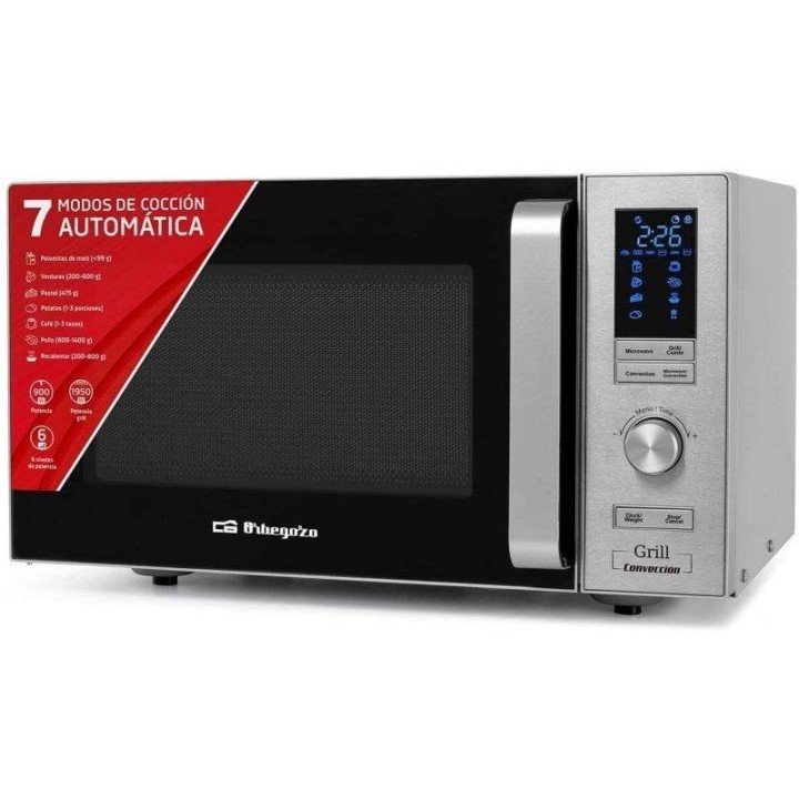 Orbegozo MIG 2528 CO Microondas con Grill + Convección 25L 900W/1950W