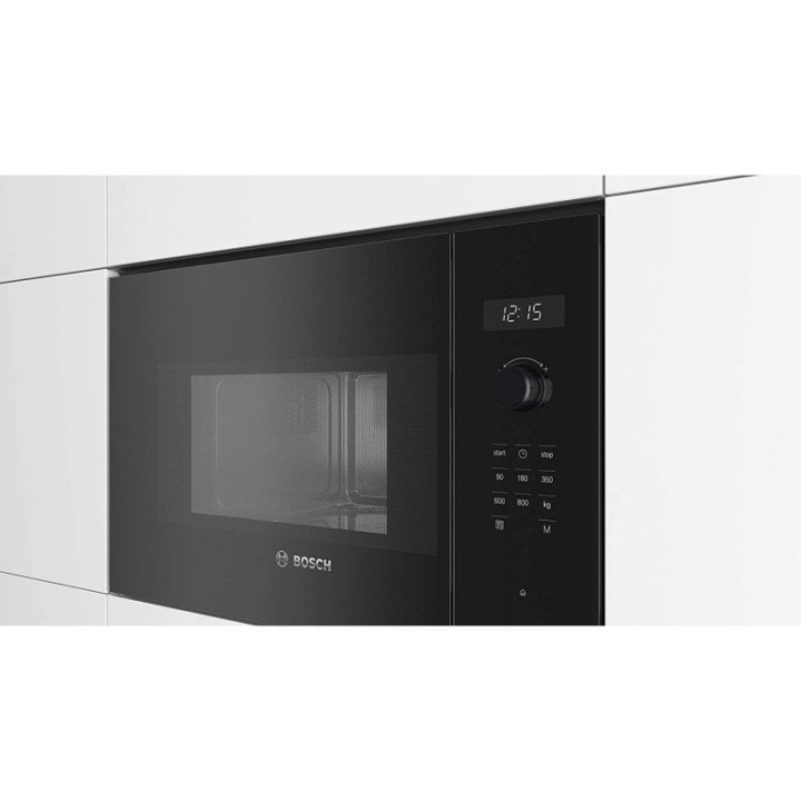 Bosch Serie 6 BFL524MB0 Microondas Integrable con 20L 800W Negro