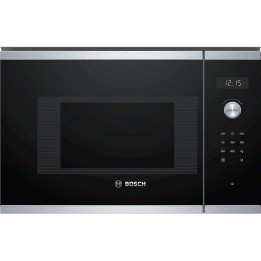 Bosch Serie 6 BFL524MS0 Microondas Integrable con 20L 800W Negro/Inox