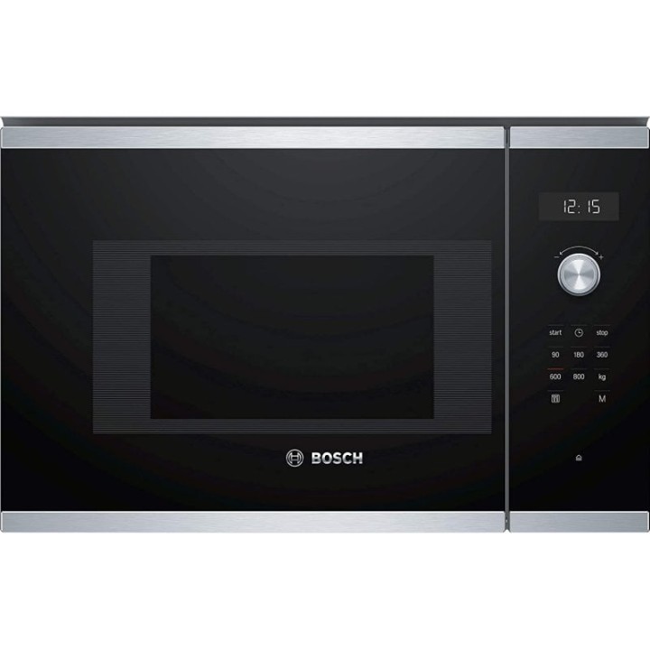 Bosch Serie 6 BFL524MS0 Microondas Integrable con 20L 800W Negro/Inox