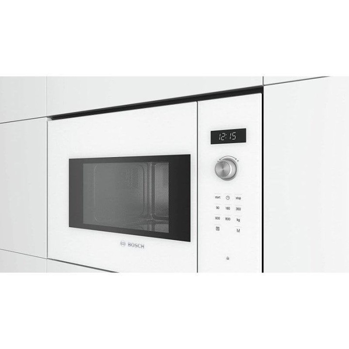 Bosch Serie 6 BFL524MW0 Microondas Integrable 20L 800W Blanco