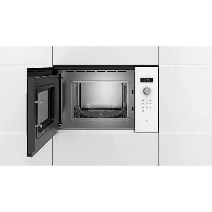 Bosch Serie 6 BFL524MW0 Microondas Integrable 20L 800W Blanco