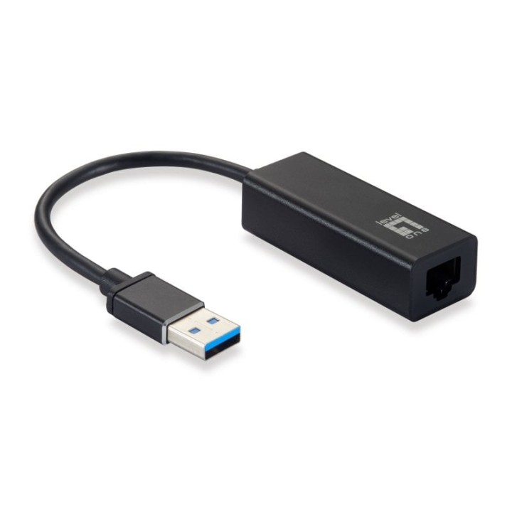 LevelOne USB-0401 Adaptador USB/RJ45 Negro
