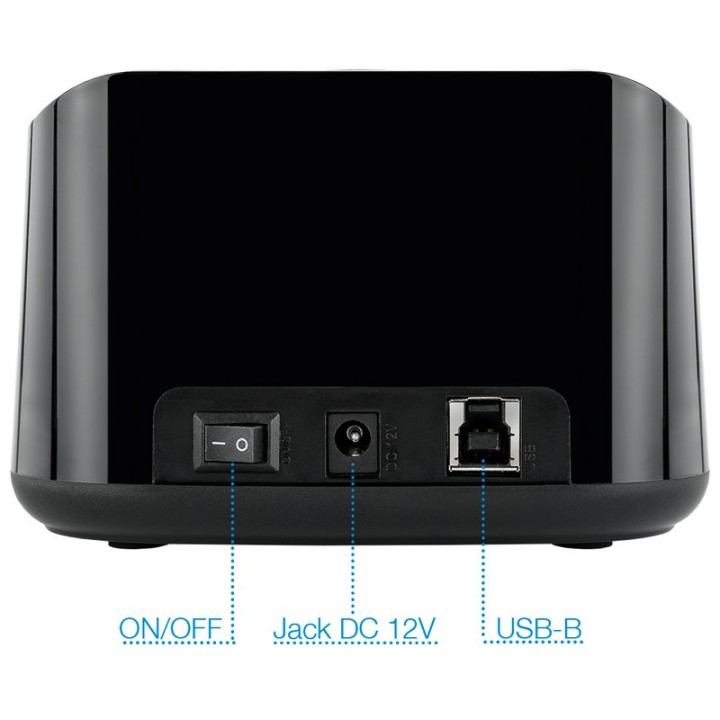 TooQ HDD Docking Station USB 3.0 Negra