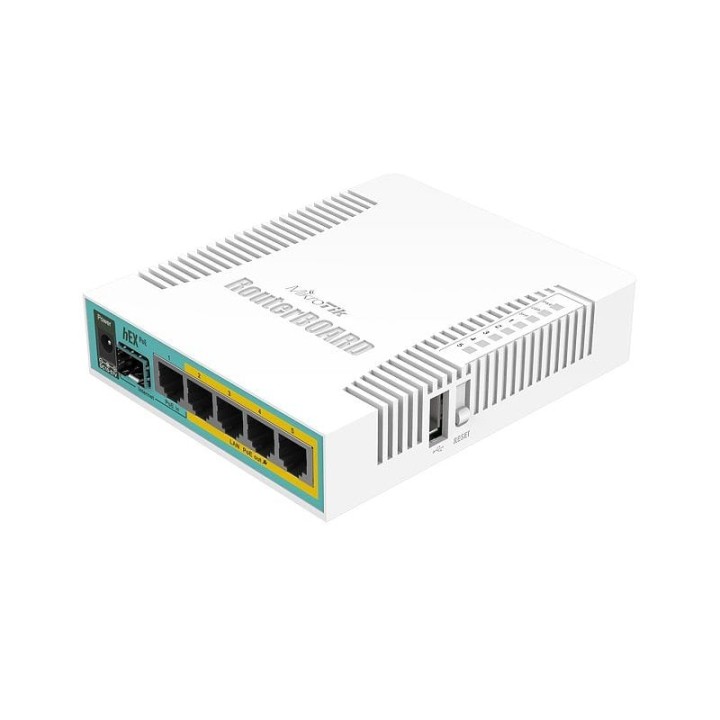 MikroTik hEX PoE Router 5 Puertos Gigabit PoE + 1 SFP