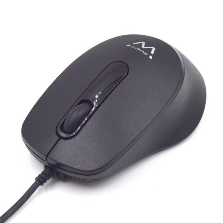 Ratón Ewent EW3159 USB 1000 DPI Ambidextro Negro Clic Silencioso