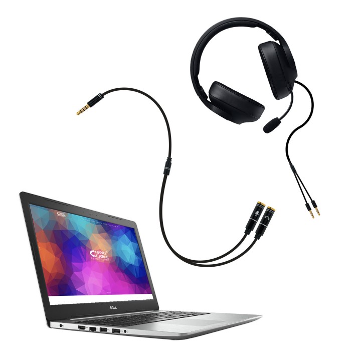 Nanocable Audio 3.5mm/M a 2x3.5mm/H 30cm (10.24.1202)