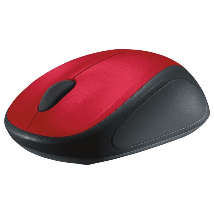 Logitech M235 Ratón Inalámbrico 1000DPI Rojo