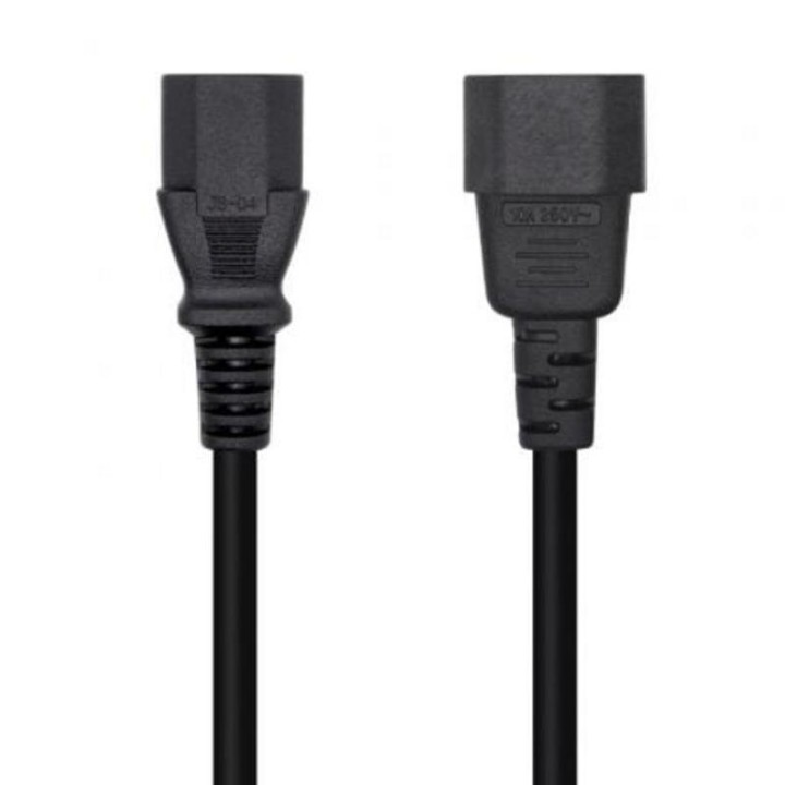 Aisens Cable Alimentación C13/C14 Hembra/Macho 10m Negro