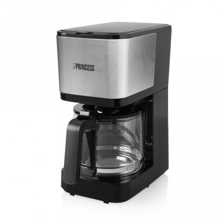 Princess Compact 12 Cafetera de Goteo 1.25L 750W Negro/Plata
