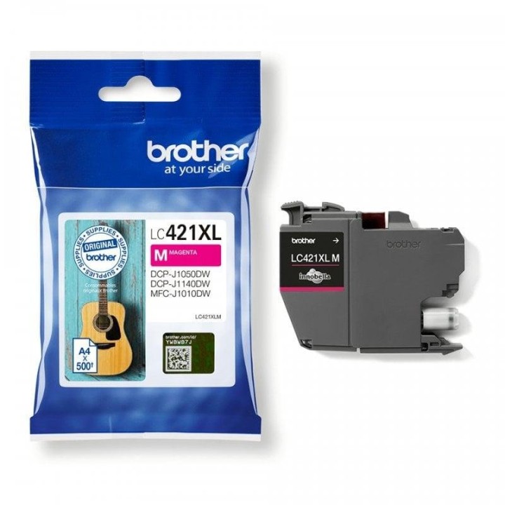 Cartucho de Tinta Brother LC421XLM Magenta Alto Rendimiento XL