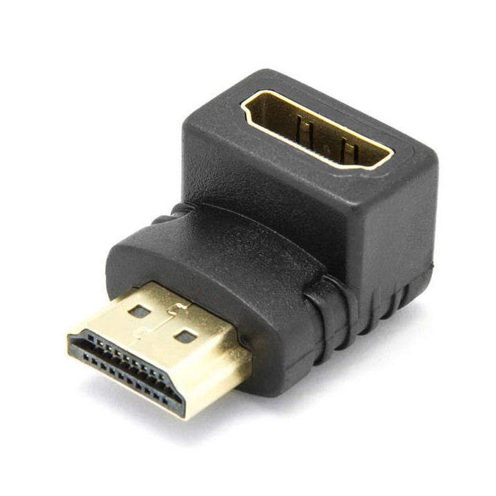 Unotec Adaptador HDMI Macho/Hembra Acodado