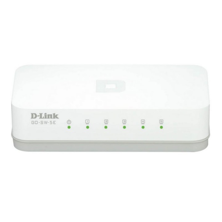 D-Link GO-SW-5E Switch Plástico 5 Puertos 10/100 Mbps