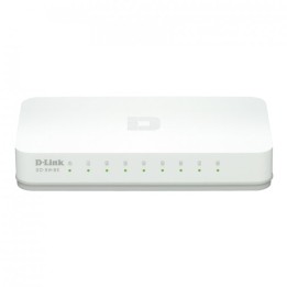 D-Link GO-SW-8E Switch Plástico 8 puertos 10/100 Mbps