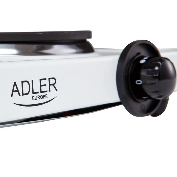 Adler Cocina Eléctrica 1 Quemador 1500W Blanca
