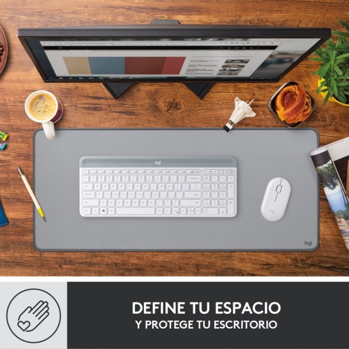 Logitech Studio Series Alfombrilla de Escritorio Gris