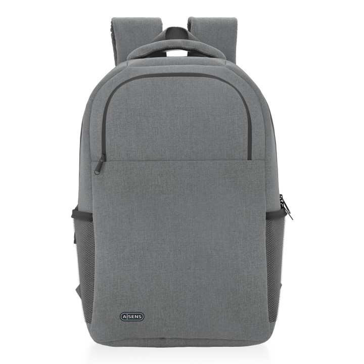 Mochila AISENS Poliéster 15.6" Gris (ASBG-BP083-GR)