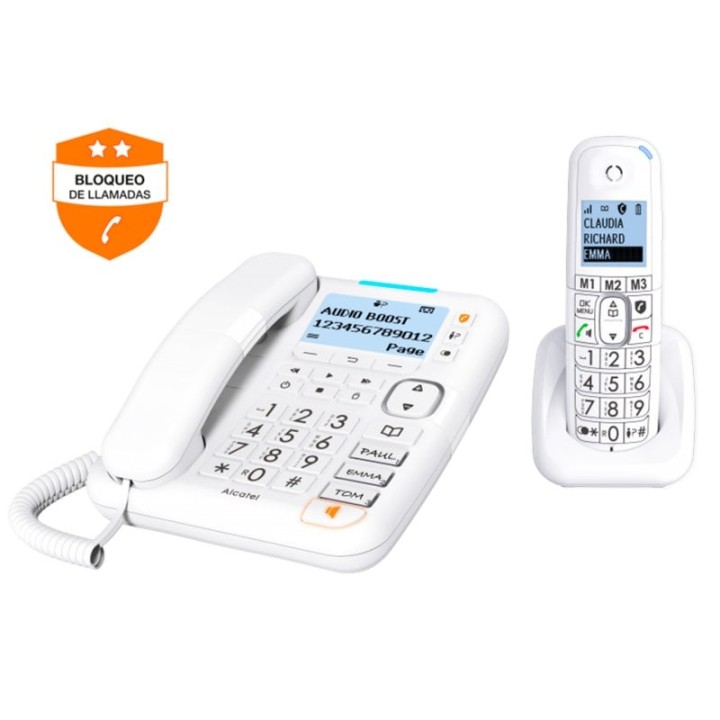 Alcatel XL785 Combo Voice Teléfono Fijo Sobremesa + Inalámbrico