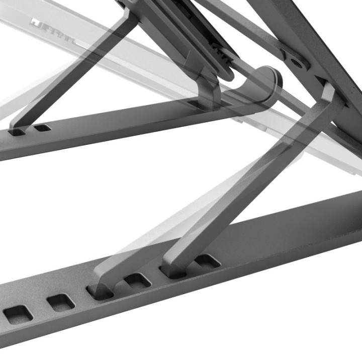 Aisens LPS1M-101 Soporte para Portátil hasta 15" Gris Oscuro