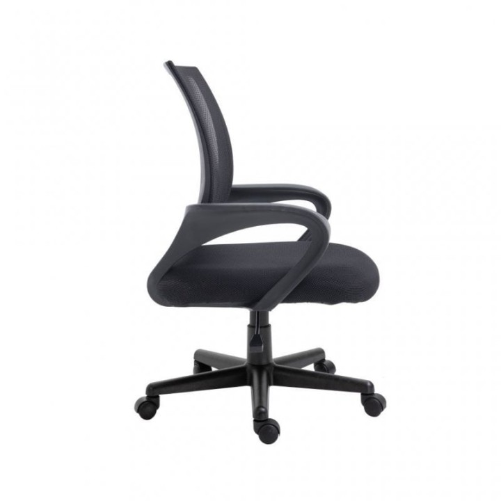 Equip Silla de Oficina Ergonómica de Malla Negra