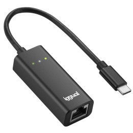 Iggual IGG317693 Adaptador USB-C a RJ-45 Gigabit